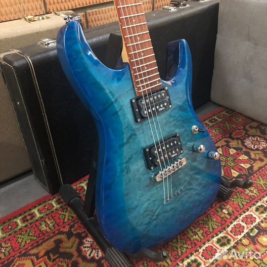Электрогитара Schecter C-6 Plus Ocean Blue Burst