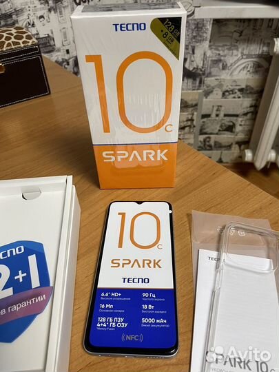 TECNO Spark 10c, 4/128 ГБ