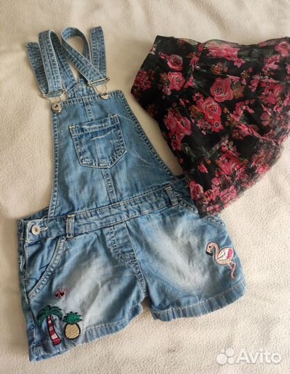 Вещи пакетом на девочку 110 116