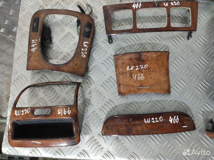 Накладка декоративная салона (комплект) Mercedes-B