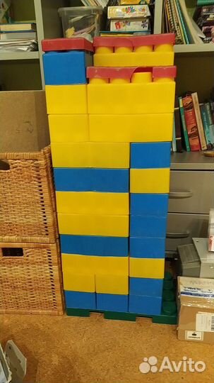 Гигантский конструктор Leco Giga Blocks, 100 дет