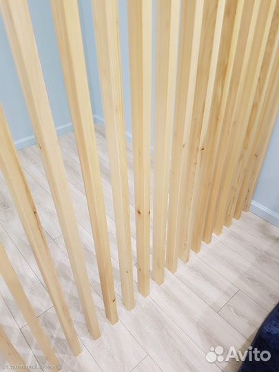 Реечные перегородки