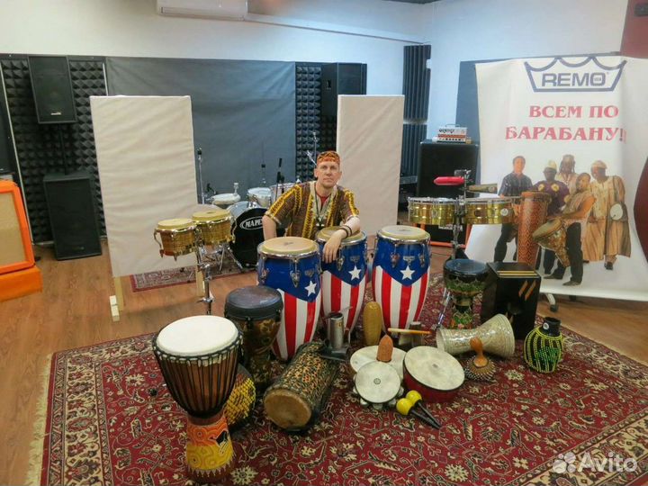 Для африканского барабана джембе комплект из 3 кес