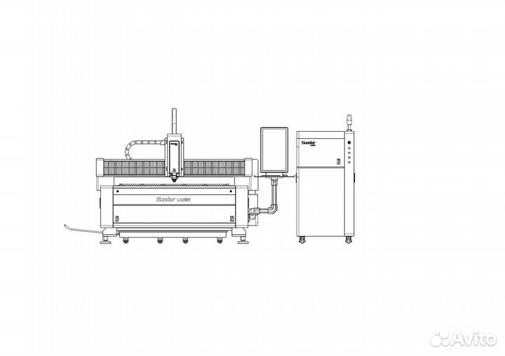 Оптоволоконный лазер SD-3015C 6000W