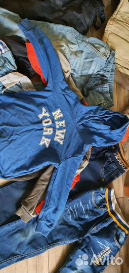 Одежда пакетом на мальчика 110 116