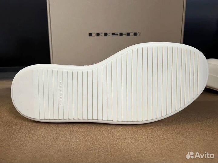 Rick Owens Double Bumper Pink на руках