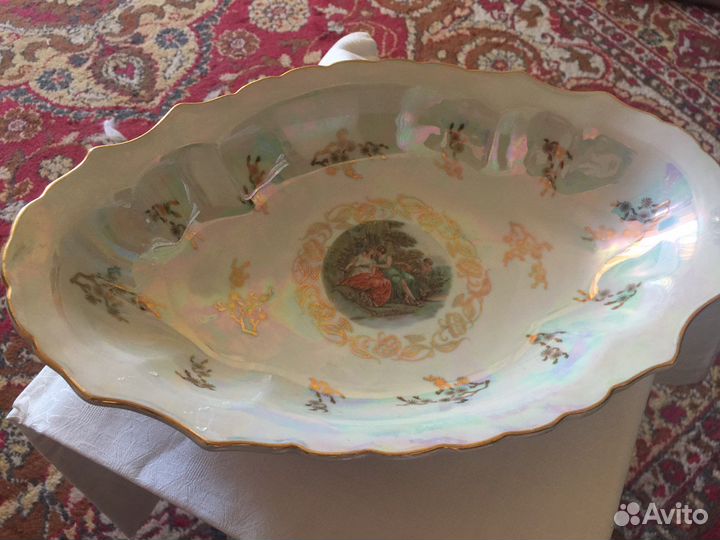 Блюдо большое фарфор Oscar Schlegelmilch