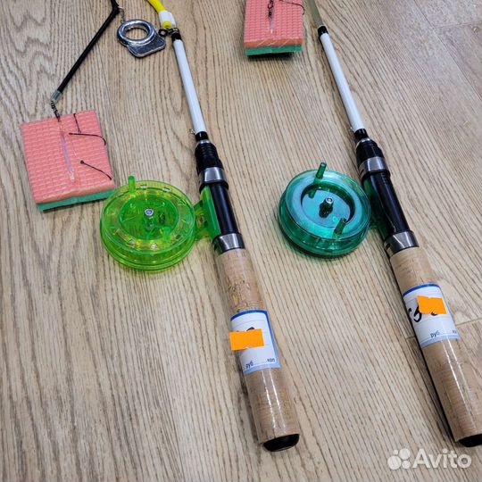 Удочка оснащённый на леща с лодки