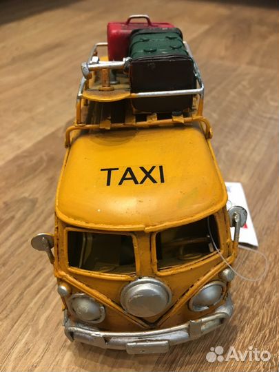 Volkswagen taxi игрушечная декоративная машинка