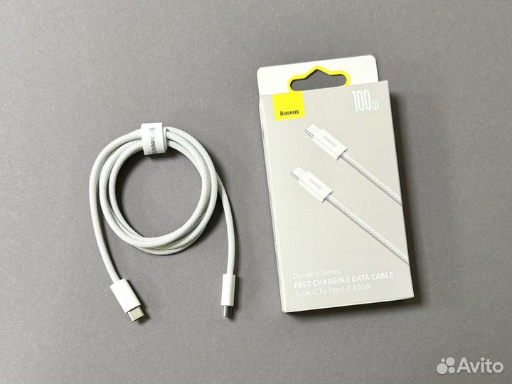 Кабель Type-C на Type-C Baseus