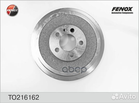 Барабан тормозной зад прав/лев TO216162 fenox