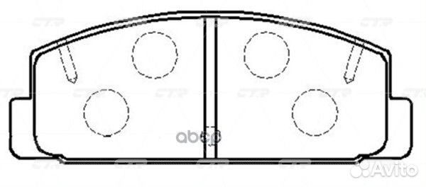 Ckmz-49 Колодки тормозные дисковые перед