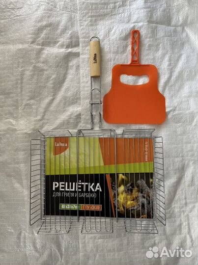 Решётка для гриля глубокая 40х30х7см