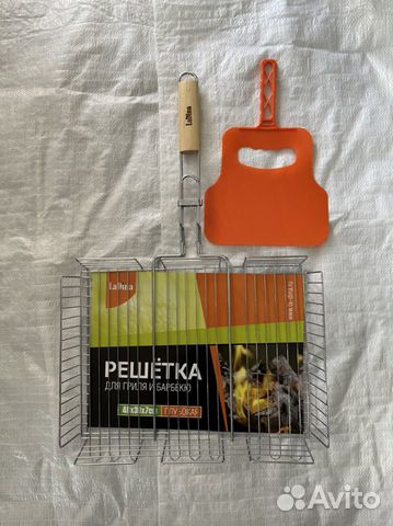 Решётка для гриля глубокая 40х30х7см