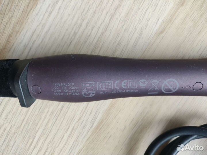 Коническая плойка для завивки волос Philips HP8619