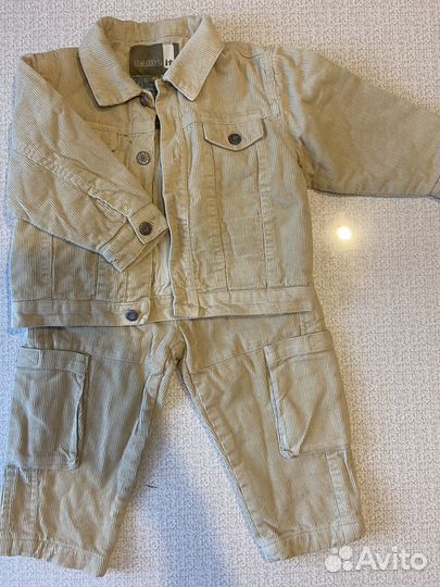 Вельветовый костюм утепленный