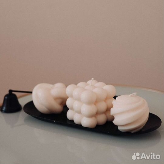 Интерьерные свечи из соевого воска