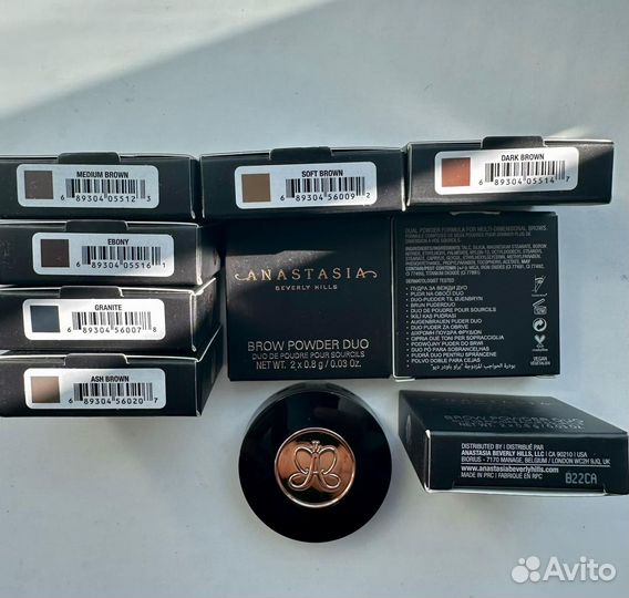 Тени для бровей anastasia