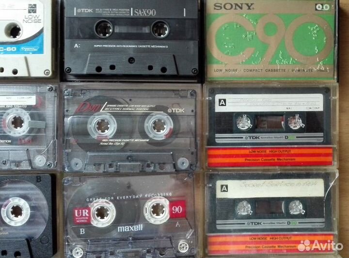 Аудиокассета National Panasonic TDK D90 Sony
