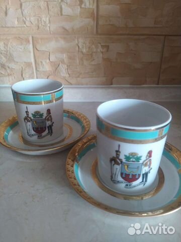 Чашки фарфоровые лфз