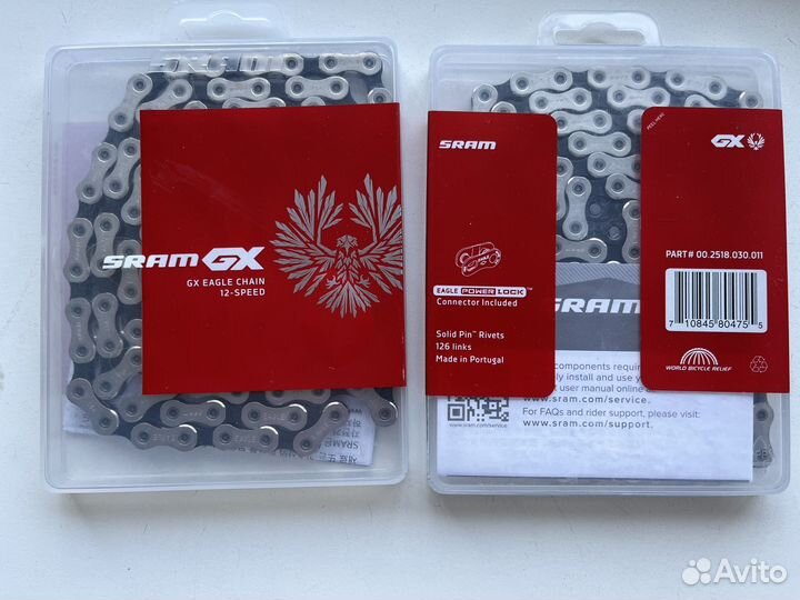 Цепь Sram Eagle GX 12ск 126 звеньев+замок