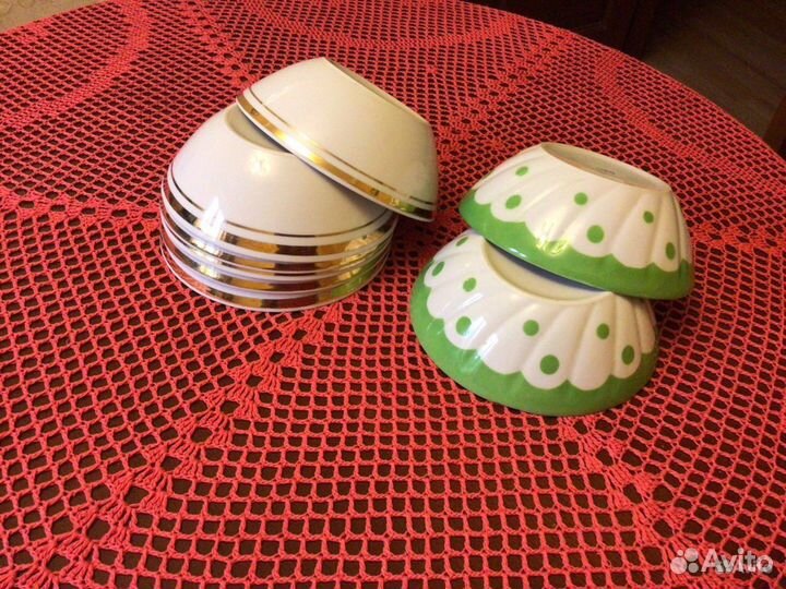 Салатники и блюдца