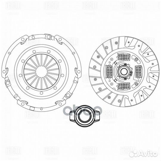 Сцепление к-т nissan almera classik 1.6 06- FR