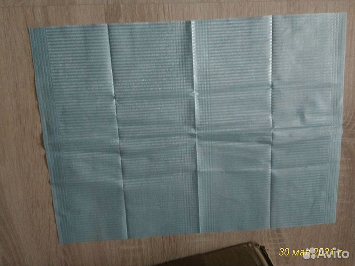 Нагрудники бумажно - полиэтиленовые