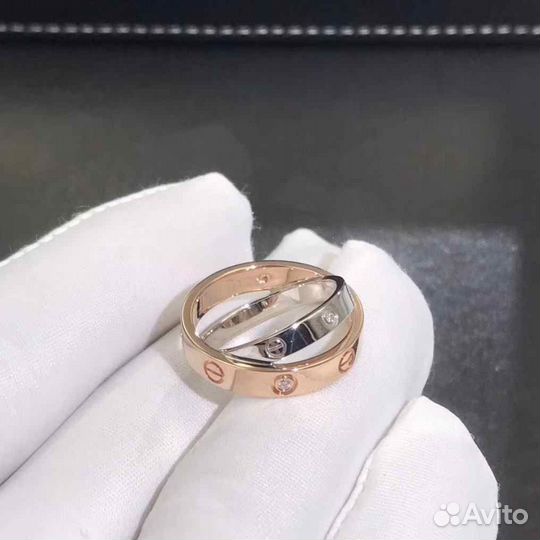 Cartier кольцо Love 0.06ct