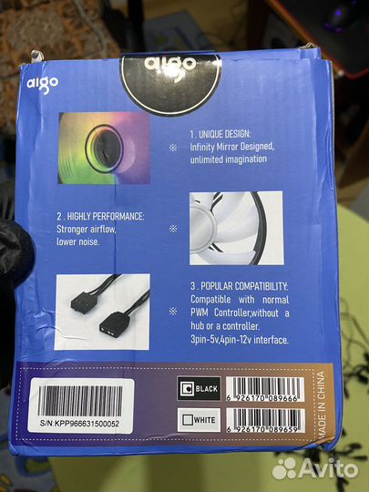 Корпусные вентиляторы 120мм 4 pin+argb3pin