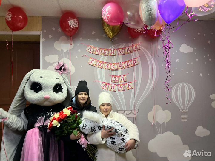 Аниматор, ростовая кукла Зайка Милашка