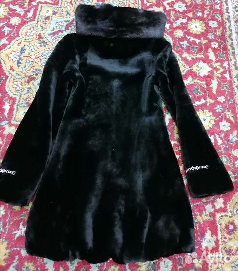 Шуба с капюшоном