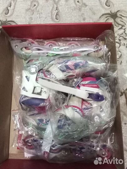 Роликовые коньки детские раздвижные