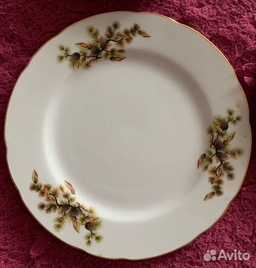 Набор фарфоровых тарелок MS China Japan