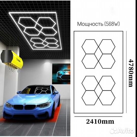 Светодиодные лампы LED потолочные