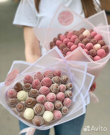 Клубника в шоколаде/Клубничные букеты