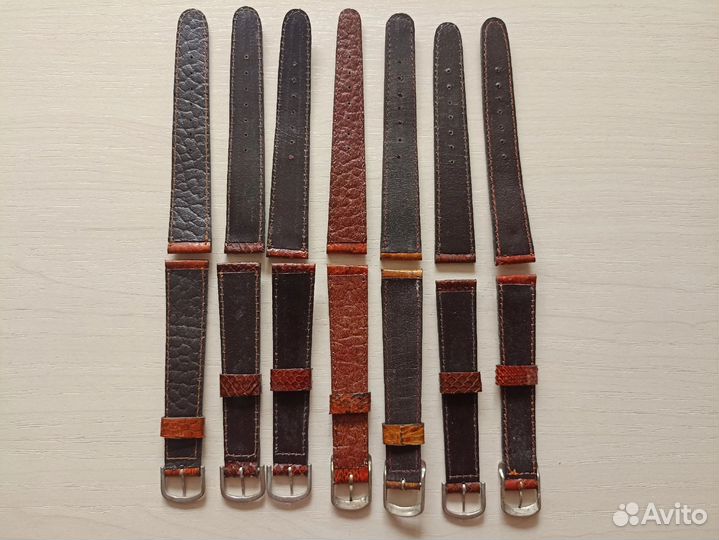 Ремешки для часов СССР из кожи змеи