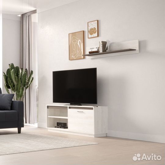 Тв-тумба Скара-951qh латте под тв телевизор