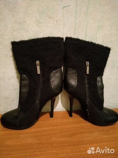 Ботильоны женские 34,35 размер натуральная кожа