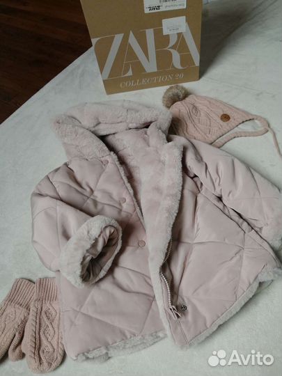 Куртка пальто для девочки Zara 98 новая