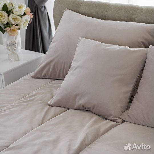 Покрывало бархат Беллиссимо лотос