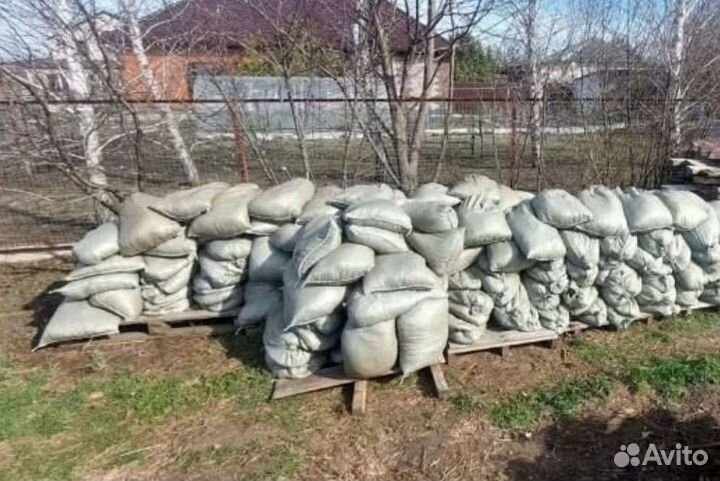 Чернозем в мешках