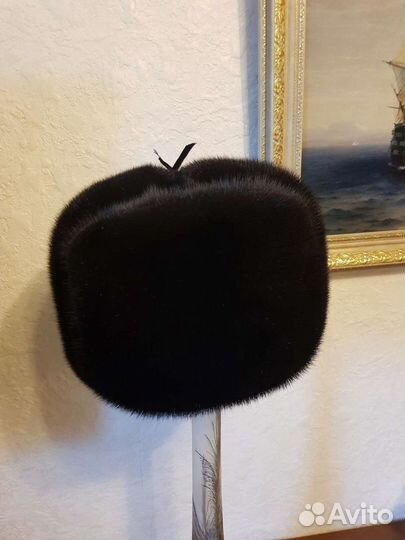 Мужская шапка из норки новая