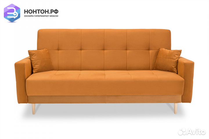 Диван книжка Фиеста коричневый