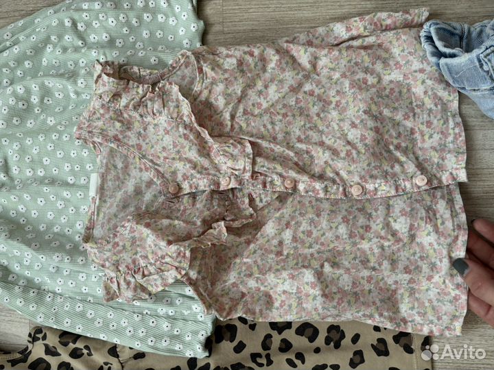 Летние вещи на девочку 98
