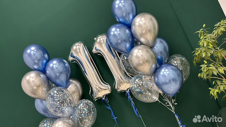 Шары с гелием, оформление шарами, фигуры из шаров