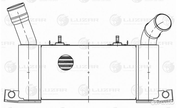 Интеркулер Митсубиси Паджеро 4 06