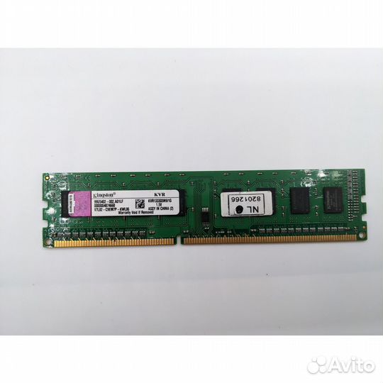 Модуль памяти KVR1333D3N9/1G, Kingston, DDR3, 1Gb