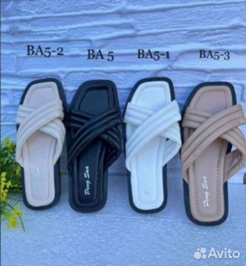 Женские шлепки р. 37-38