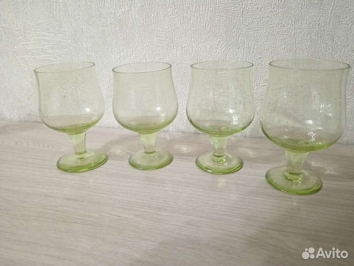 Рюмки СССР цветное стекло